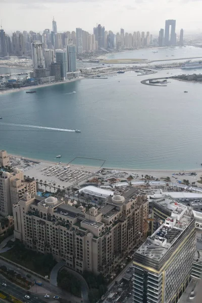 Dubai Zjednoczone Emiraty Arabskie Dec Widok Palm Jumeirah Tarasu Widokowego — Zdjęcie stockowe