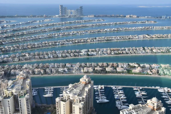 Dubai Emiratos Árabes Unidos Dic Vista Palm Jumeirah Desde Plataforma —  Fotos de Stock