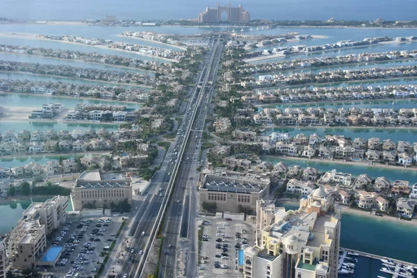 Dubai Förenade Arabemiraten Dec Utsikten Över Palm Jumeirah Från Observationsdäcket — Stockfoto