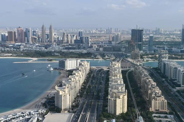 Dubai Ηνωμένα Αραβικά Εμιράτα Dec Θέα Της Palm Jumeirah Από — Φωτογραφία Αρχείου