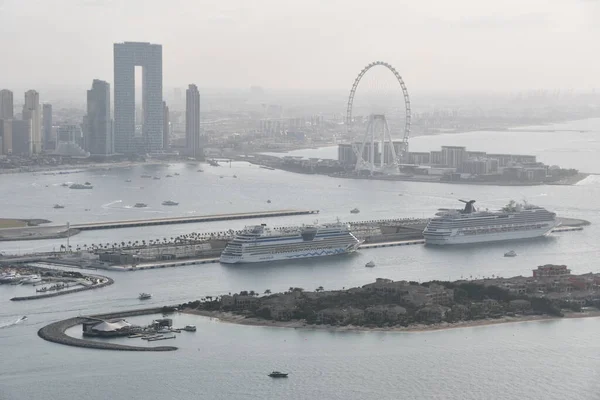 Dubai Uae Dec View Observation Deck Palm Tower Regis Hotel — Stock Photo, Image