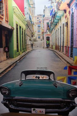 DUBAI, BAE - 20 DEC: 20 Aralık 2021 'de Dubai, BAE' de Küba pavyonu.