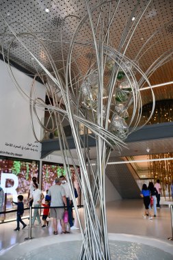 DUBAI, BAE - 20 Aralık 2021 'de Dubai, BAE' deki Çek pavyonu.