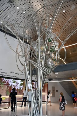 DUBAI, BAE - 20 Aralık 2021 'de Dubai, BAE' deki Çek pavyonu.