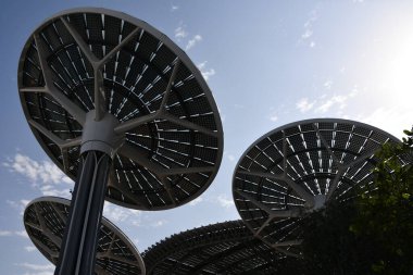 DUBAI, BAE - 26 Aralık 2021 'de Dubai, BAE' de görülen Dünya Fuarı 2020.