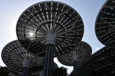 DUBAI, BAE - 26 Aralık 2021 'de Dubai, BAE' de görülen Dünya Fuarı 2020.