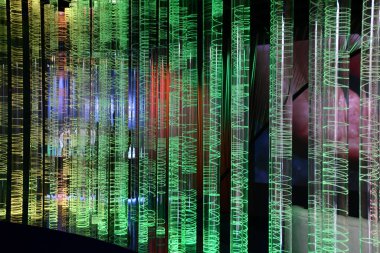 DUBAI, BAE - 20 DEC: 20 Aralık 2021 'de Dubai, BAE' deki Dünya Fuarı 'nda Karadağ pavyonu.