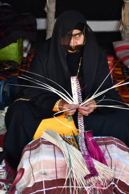 DUBAI, BAE - 20 DEC - Sameem - 20 Aralık 2021 'de Dubai, BAE' deki 2020 Dünya Fuarında Kültürümüzün Hikayesi.
