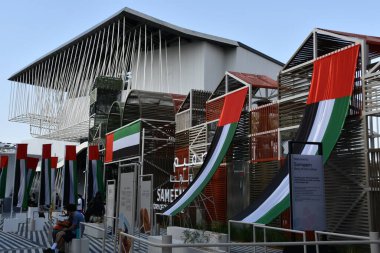 DUBAI, BAE - 20 DEC - Sameem - 20 Aralık 2021 'de Dubai, BAE' deki 2020 Dünya Fuarında Kültürümüzün Hikayesi.