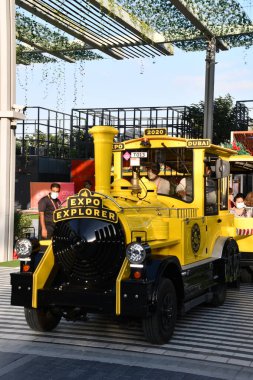DUBAI, BAE - 20 DEC: 20 Aralık 2021 'de Dubai, BAE' deki Expo 2020 Explorer.
