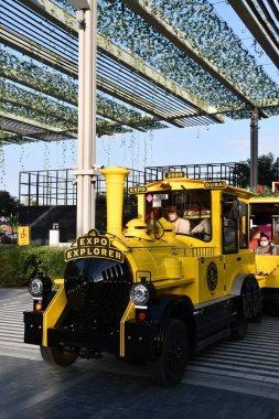 DUBAI, BAE - 20 DEC: 20 Aralık 2021 'de Dubai, BAE' deki Expo 2020 Explorer.
