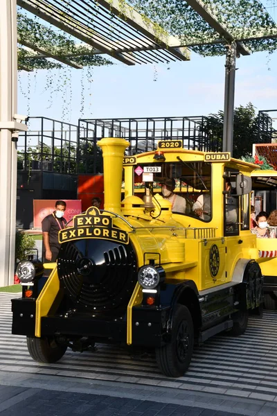 DUBAI, BAE - 20 DEC: 20 Aralık 2021 'de Dubai, BAE' deki Expo 2020 Explorer.