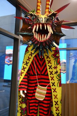 DUBAI, BAE - 20 Aralık 2021 'de Dubai, BAE' deki Panama pavyonu.