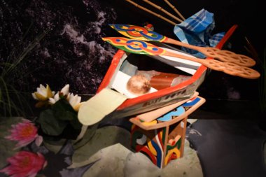 DUBAI, BAE - 20 Aralık 2021 'de Dubai, BAE' deki Surinam pavyonu.