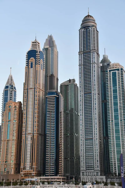 Dubai Оаэ Dec View Dubai Marina Dubai Harbour Uae Seen — стоковое фото