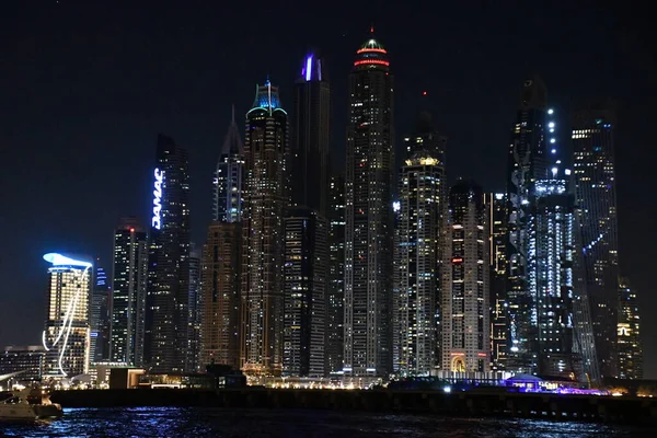 Dubai Émirats Arabes Unis Dec Vue Marina Dubaï Depuis Port — Photo