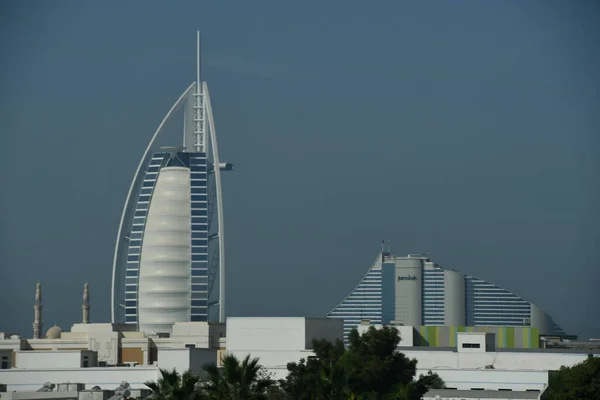 Дубай Оаэ Dec Burj Arab Dubai Uae Seen Dec 2021 — стоковое фото