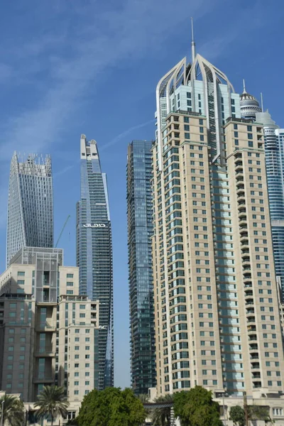 Dubai Ηνωμένα Αραβικά Εμιράτα Dec Ουρανοξύστες Στη Μαρίνα Ντουμπάι Στο — Φωτογραφία Αρχείου