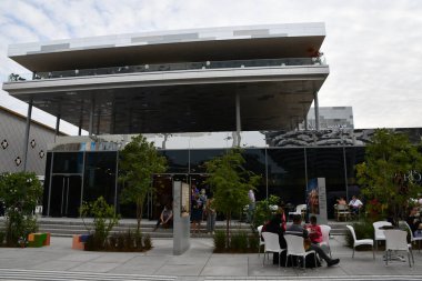 DUBAI, BAE - 20 Aralık 2021 'de Dubai, BAE' deki Fransa pavyonu.