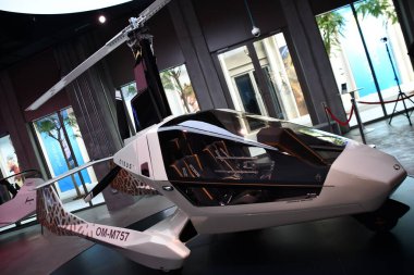 DUBAI, BAE - 20 Aralık 2021 'de Dubai, BAE' deki Slovak pavyonu.