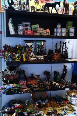 DUBAI, BAE - 20 Aralık 2021 'de Dubai, BAE' deki Togo pavyonu.