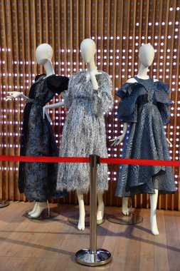 DUBAI, BAE - 20 DEC: 20 Aralık 2021 'de Dubai, BAE' deki Polonya pavyonu.