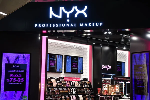 Dubai Emirados Árabes Unidos Dec Nyx Professional Makeup Store Dubai — Fotografia de Stock