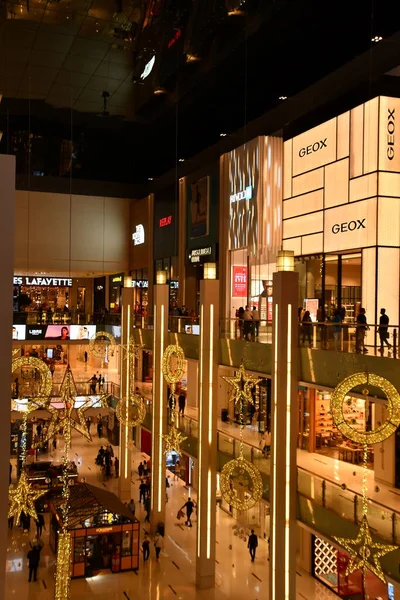 Dubai Sae Dec30 Vánoční Výzdoba Dubai Mall Dubaji Sae Jak — Stock fotografie