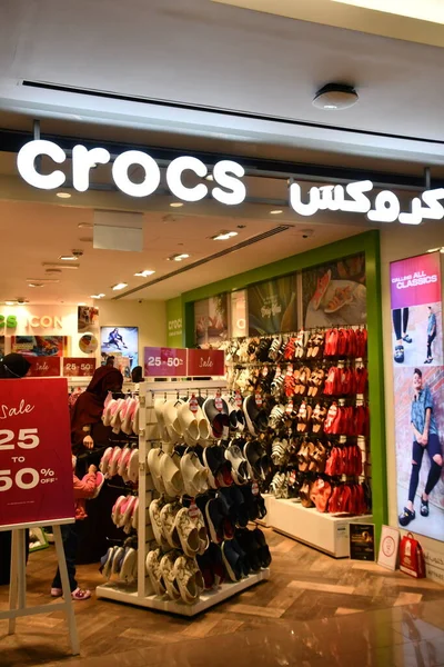 Dubai Emirados Árabes Unidos Dec Crocs Store Bur Juman Shopping — Fotografia de Stock