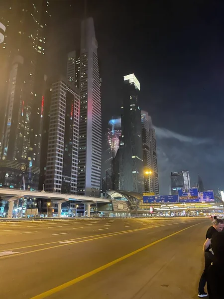 Dubai Vae Jan Silvesterfeuerwerk Auf Dem Burj Khalifa Dubai Vae — Stockfoto