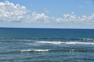Hawaii 'deki Kauai Adası Kapaa' daki Kaiakea Noktası