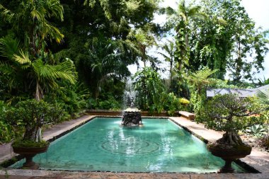 KAPAA HI - 18 AUG Hawaii 'deki Kauai Hindu Manastırı' ndaki Kadavul Tapınağı.