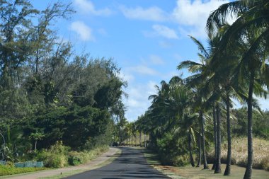 Hawaii 'de Kauai' de adanın etrafında dolaşmak