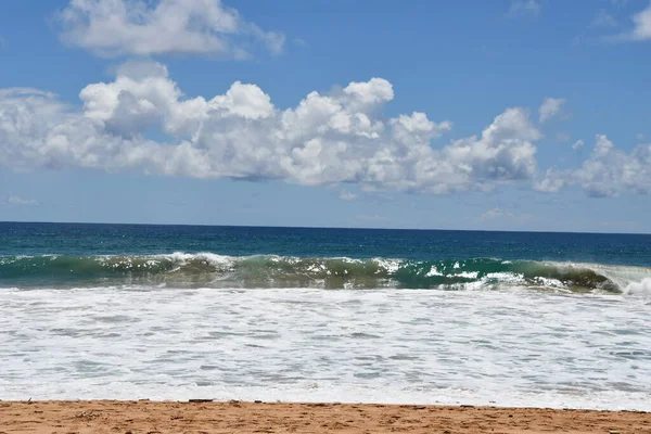 Hawaii Deki Kauai Adası Ndaki Kealia Plajı — Stok fotoğraf