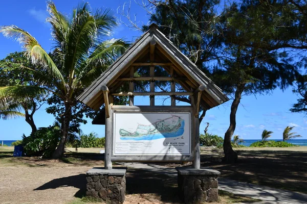 Lydgate Beach Park Wailua Isla Kauai Hawai —  Fotos de Stock