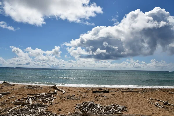 Wailua Beach Park Kauai Island Hawaii — Stock Photo, Image