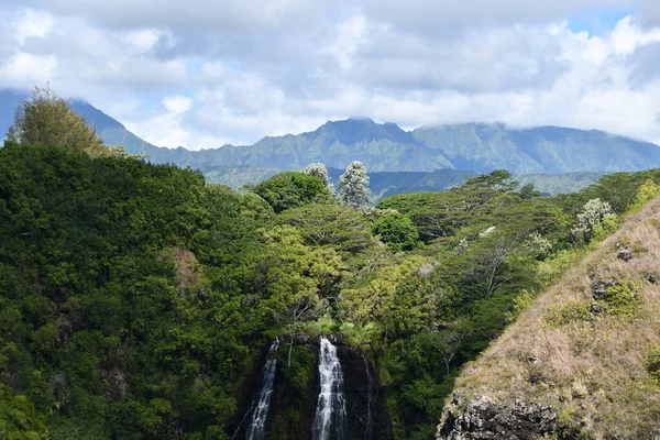 Opaekaa Falls Kauai Hawaii — Stockfoto