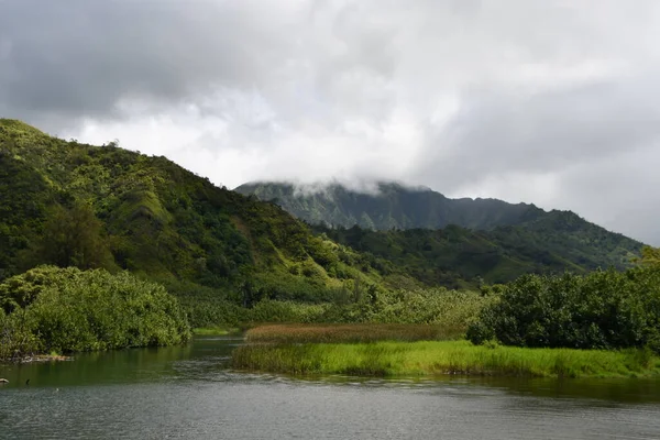 夏威夷考艾岛的Hanalei — 图库照片