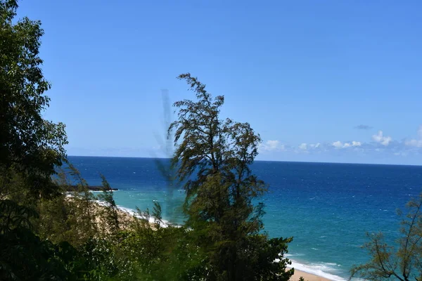 Blick Auf Das Wasser Von Hanalei Auf Kauai Island Auf — Stockfoto