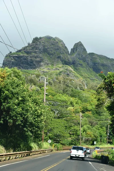 Kauai Aug Ağustos 2021 Görüldüğü Gibi Hawaii Deki Kauai Adasının — Stok fotoğraf