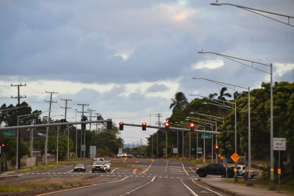 Kauai 8月19 2021年8月19日に見られるようにハワイのカウアイ島をドライブ — ストック写真