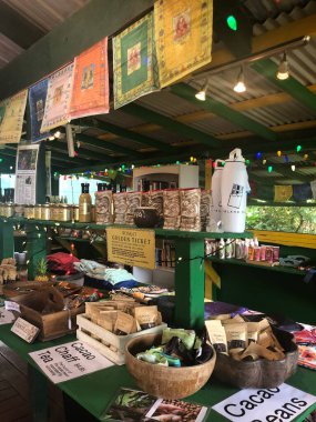 KILAUEA, HI - 19 AUG Kilauea 'daki Garden Island Çikolatası, Hawaii' deki Kauai Adası, 19 Ağustos 2021 'de görüldüğü gibi..