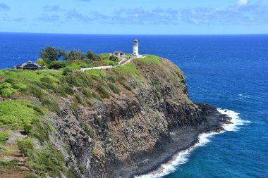 KILAUEA, HI - 19 AUG: Daniel K. Inouye Kilauea Point Deniz Feneri Hawaii 'deki Kilauea Point' te 19 Ağustos 2021 'de görüldüğü gibi.