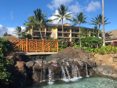 KOLOA, HI - 19 AUG: Poipu 'daki Koloa İniş Tesisi, Kauai Adası, Hawaii' deki Koloa Otograf Koleksiyonu, 19 Ağustos 2021 'de görüldüğü gibi.