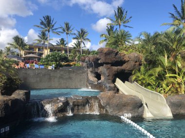 KOLOA, HI - 19 AUG: Poipu 'daki Koloa İniş Tesisi, Kauai Adası, Hawaii' deki Koloa Otograf Koleksiyonu, 19 Ağustos 2021 'de görüldüğü gibi.