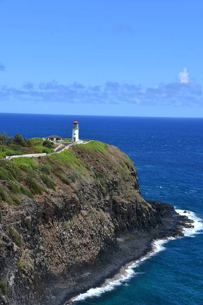 Kilauea Aug Daniel Inouye Kilauea Point Lighthouse Kilauea Point Острові — стокове фото