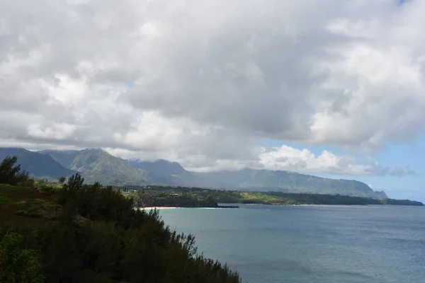 Θέα Από Kilauea Point Στο Νησί Kauai Στη Χαβάη — Φωτογραφία Αρχείου