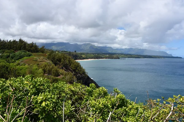 Вид Мыса Килауэа Острове Кауаи Гавайях — стоковое фото