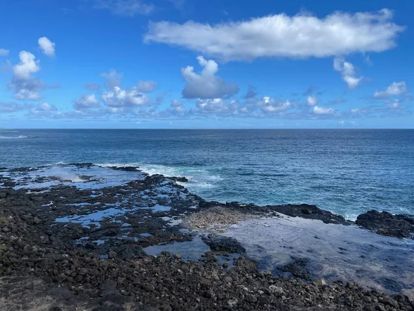 Spoutting Horn Blowhole Kauai Hawaii — Stockfoto