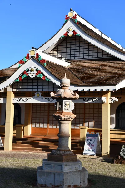 Hanapepe Aug Kauai Soto Zen Tapınağı Zenshuji Hawaii Deki Kauai — Stok fotoğraf